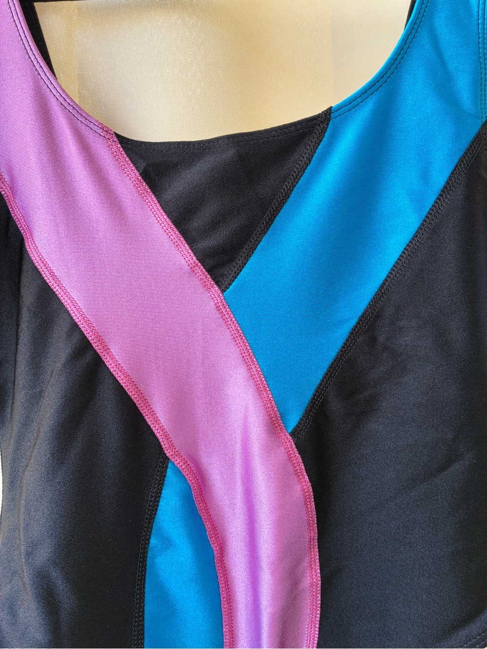 Vintage 80s Workout High Cut Leg Leotard by Rainbeau Bodywear Medium - Picture 3 of 10